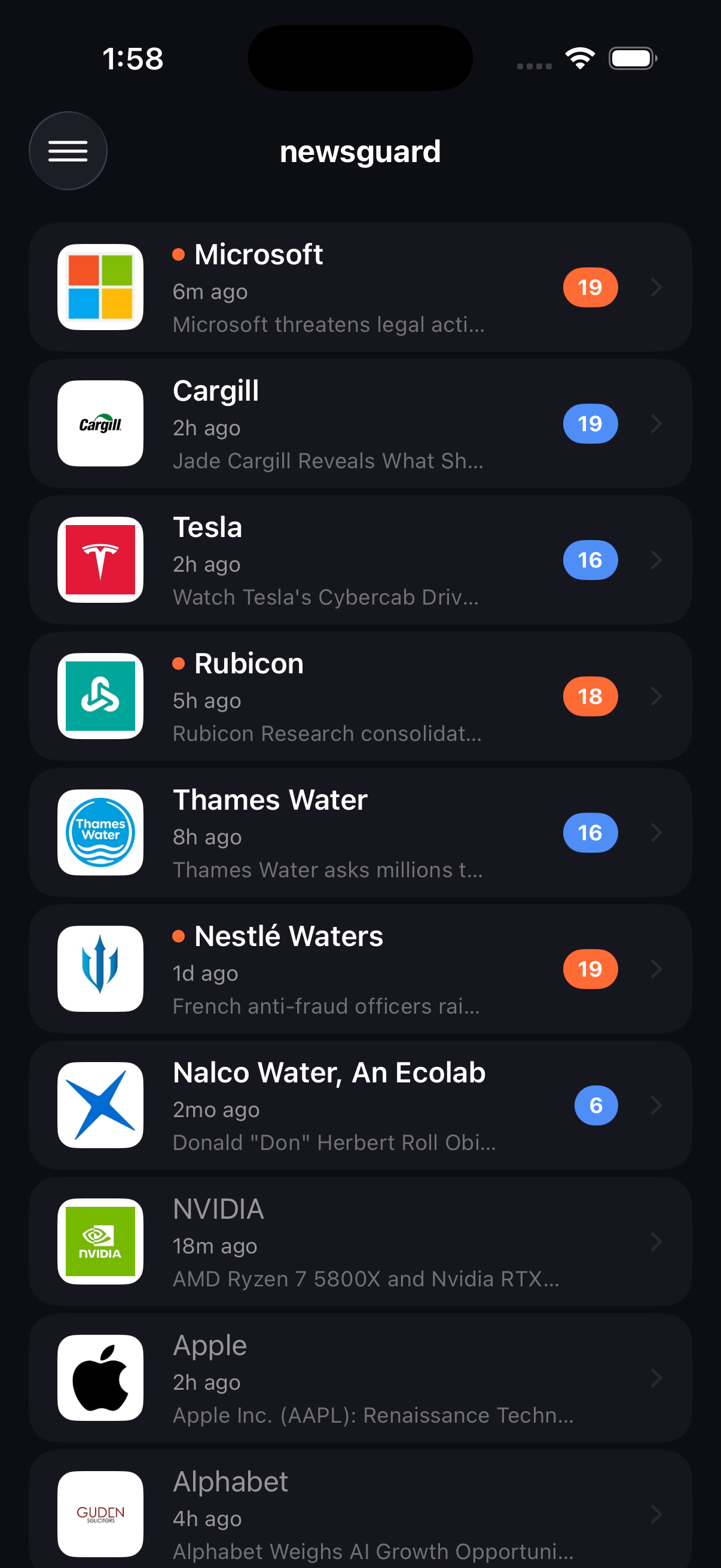AccountBeat feed